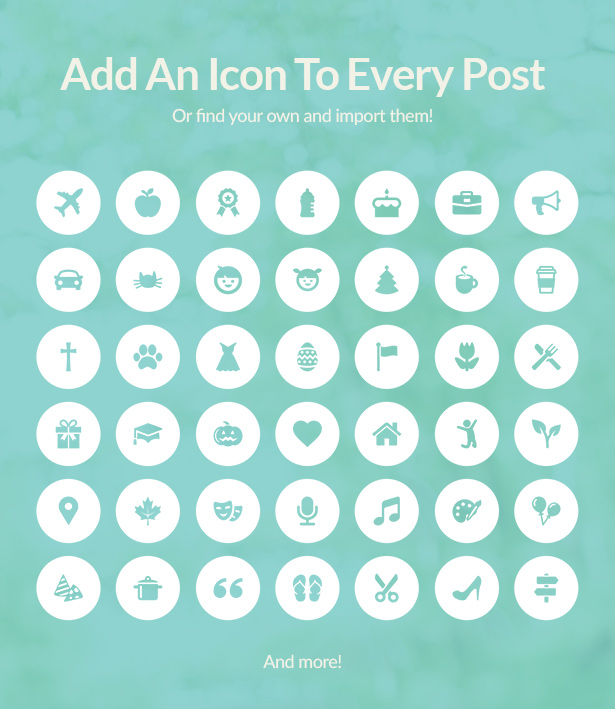 Add an Icon To Every Post